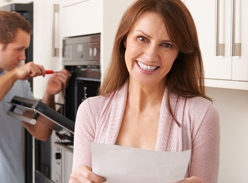 Family moving into home image